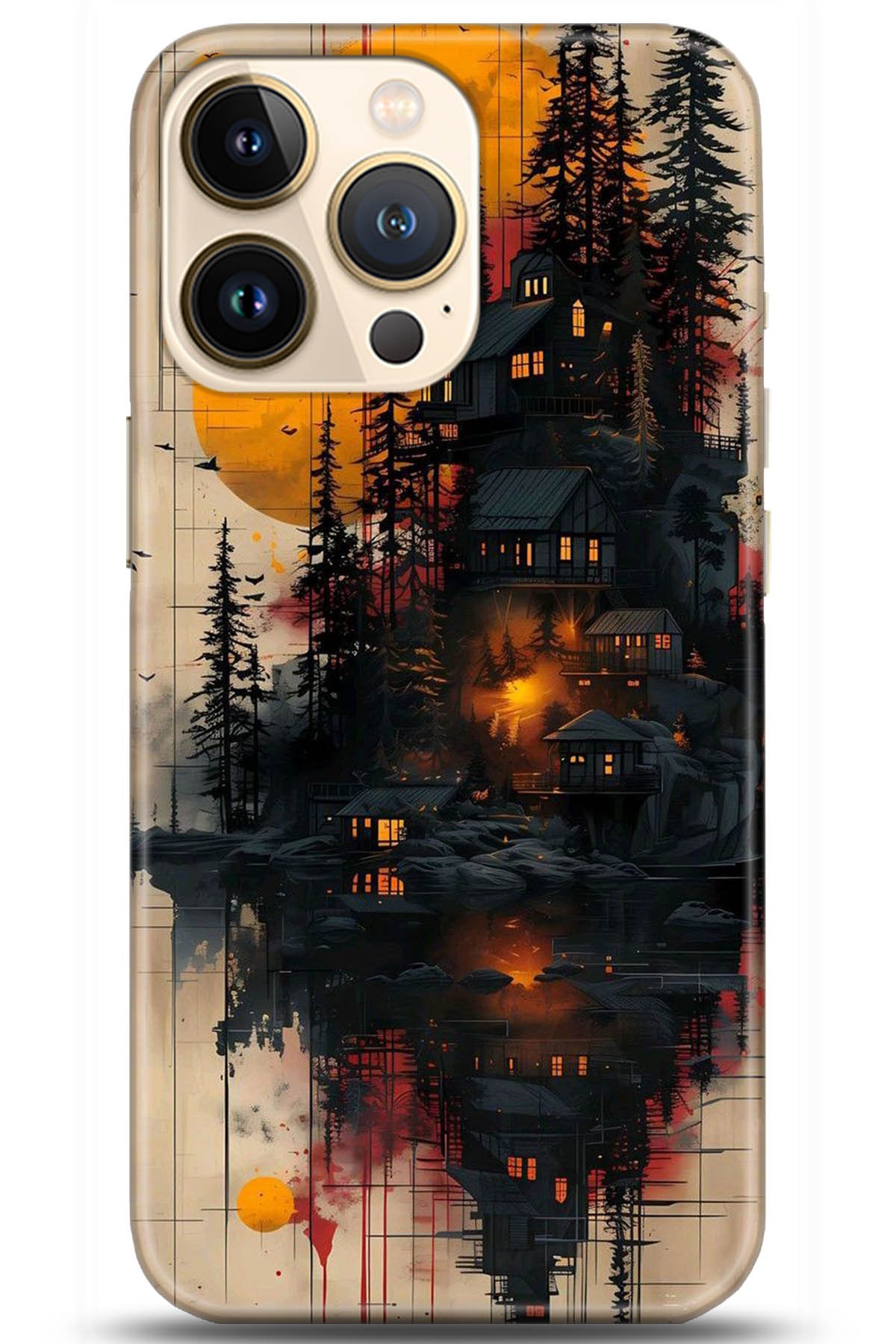 Apple iPhone 13 Pro Kılıf HD Baskılı Kılıf - Followed Institution 5292