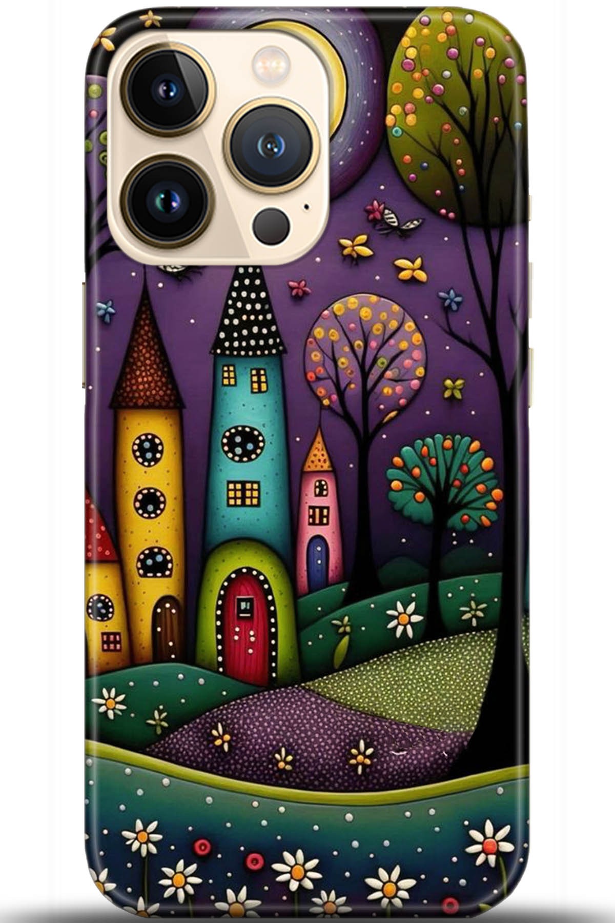 Apple iPhone 13 Pro Uyumlu Kılıf HD Baskılı Kılıf - Followed Institution 5704