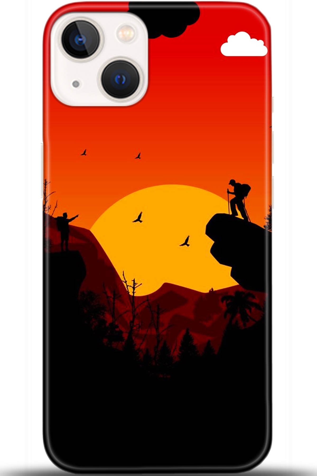 Apple iPhone 13 Mini Kılıf HD Baskılı Kılıf - Followed Institution 5407