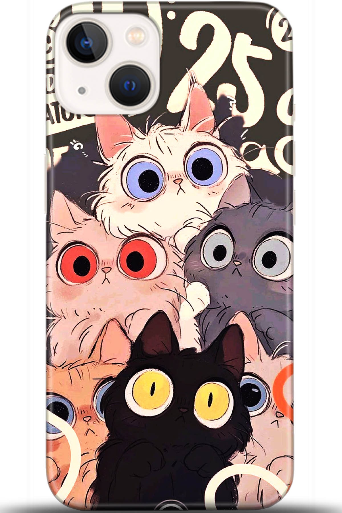 Apple iPhone 13 Mini Kılıf HD Baskılı Kılıf - Followed Institution 5641