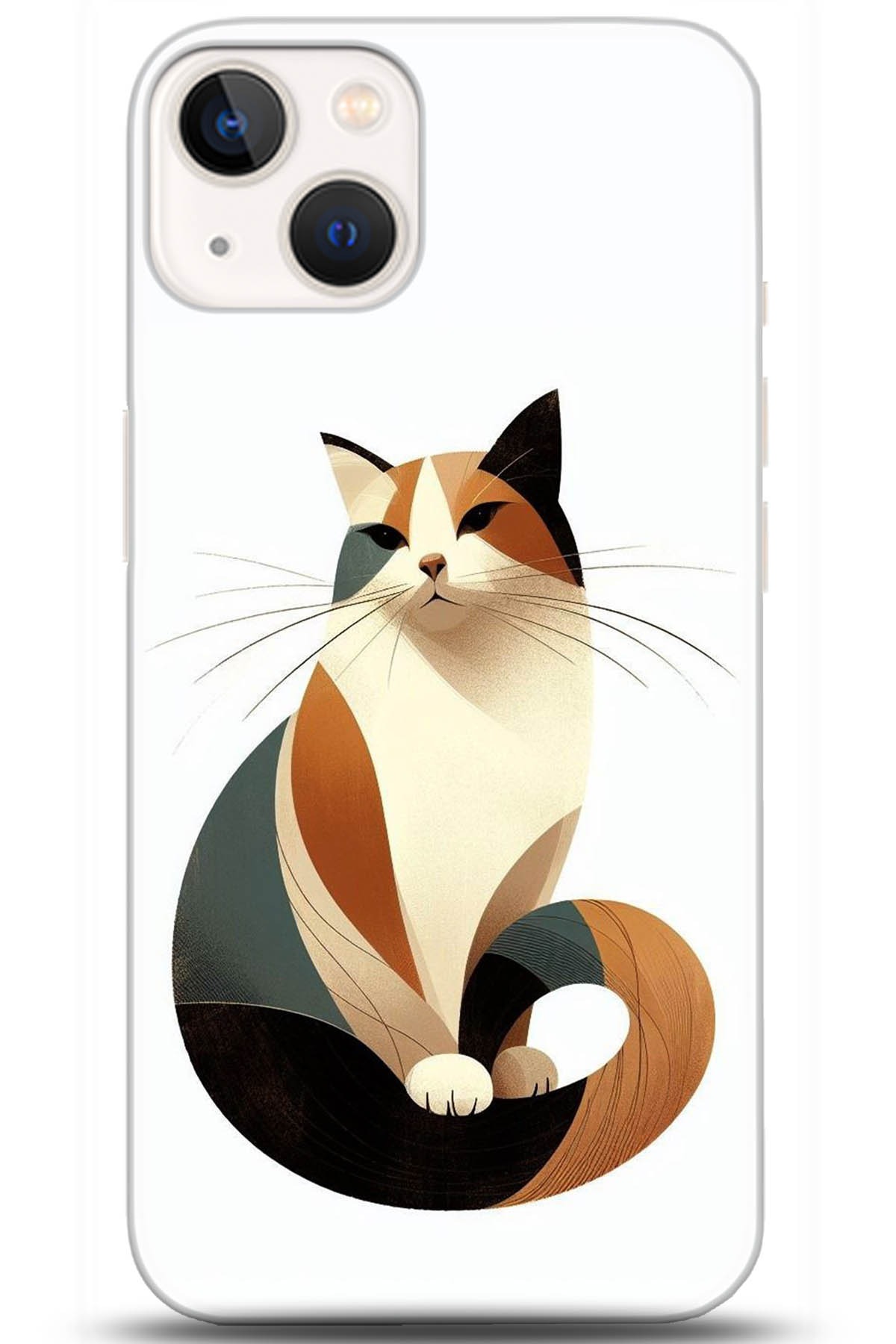 Apple iPhone 13 Mini Uyumlu Kılıf HD Baskılı Kılıf - Followed Institution 5213