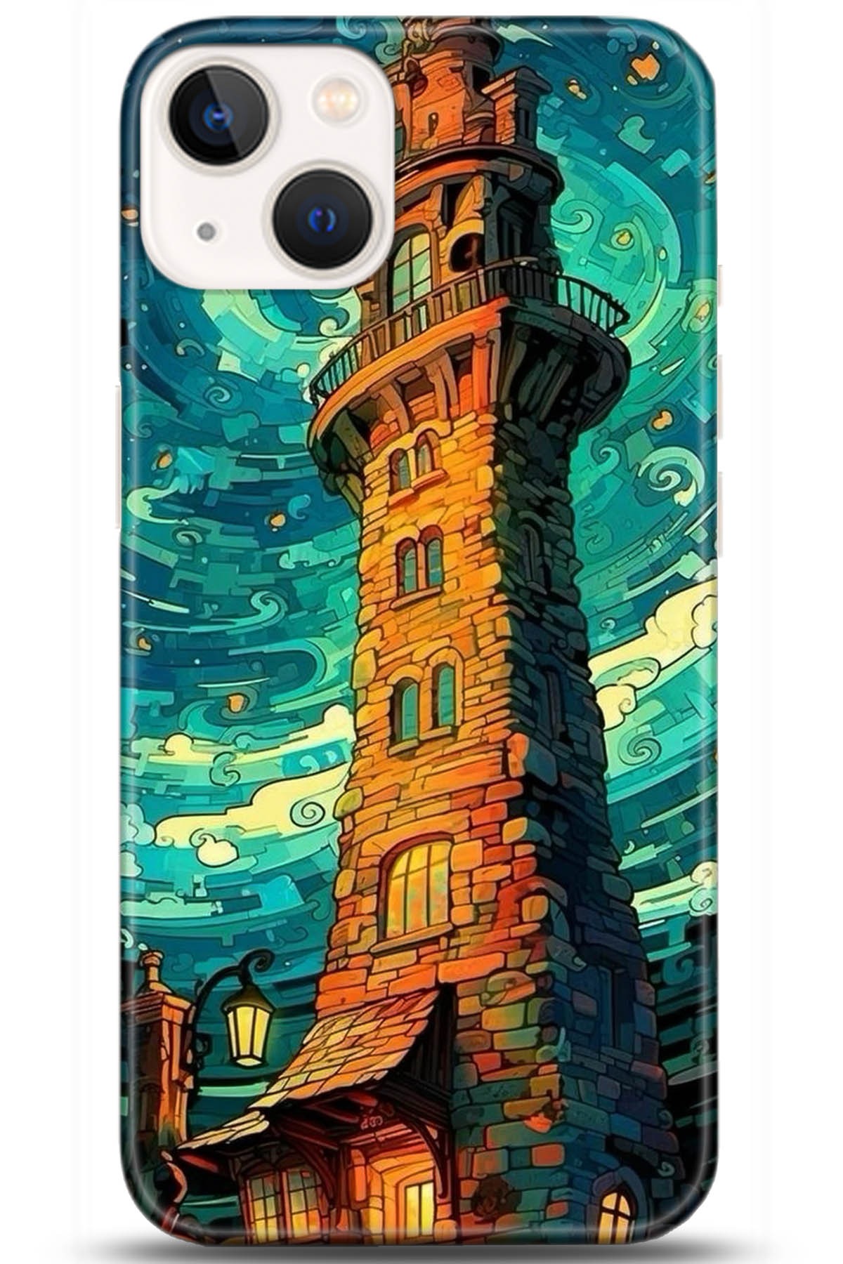 Apple iPhone 13 Mini Uyumlu Kılıf HD Baskılı Kılıf - Followed Institution 5233