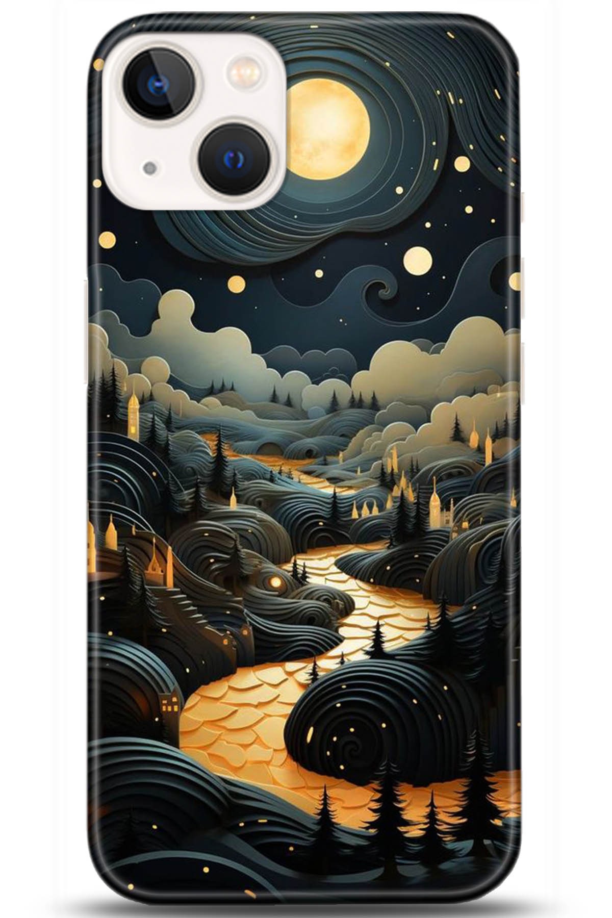 Apple iPhone 13 Mini Uyumlu Kılıf HD Baskılı Kılıf - Followed Institution 5268