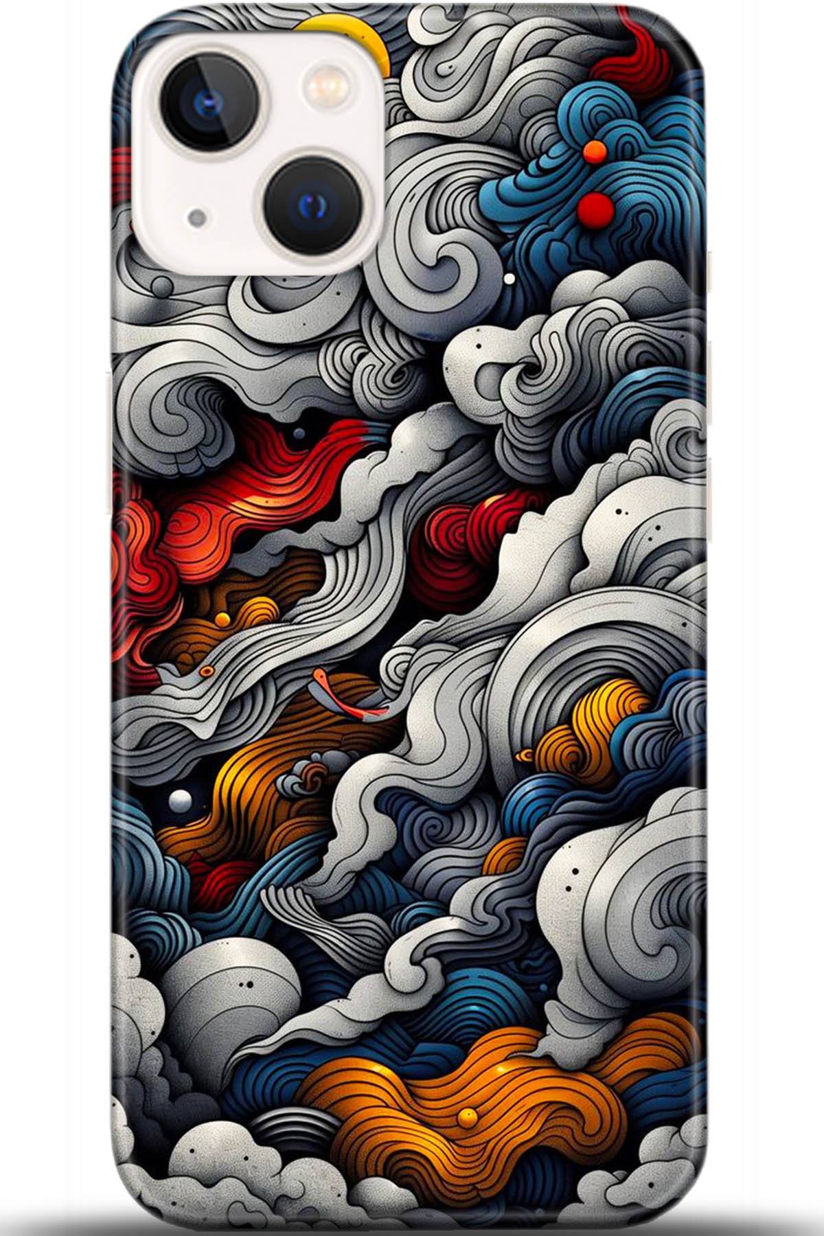 Apple iPhone 13 Mini Uyumlu Kılıf HD Baskılı Kılıf - Followed Institution 5436