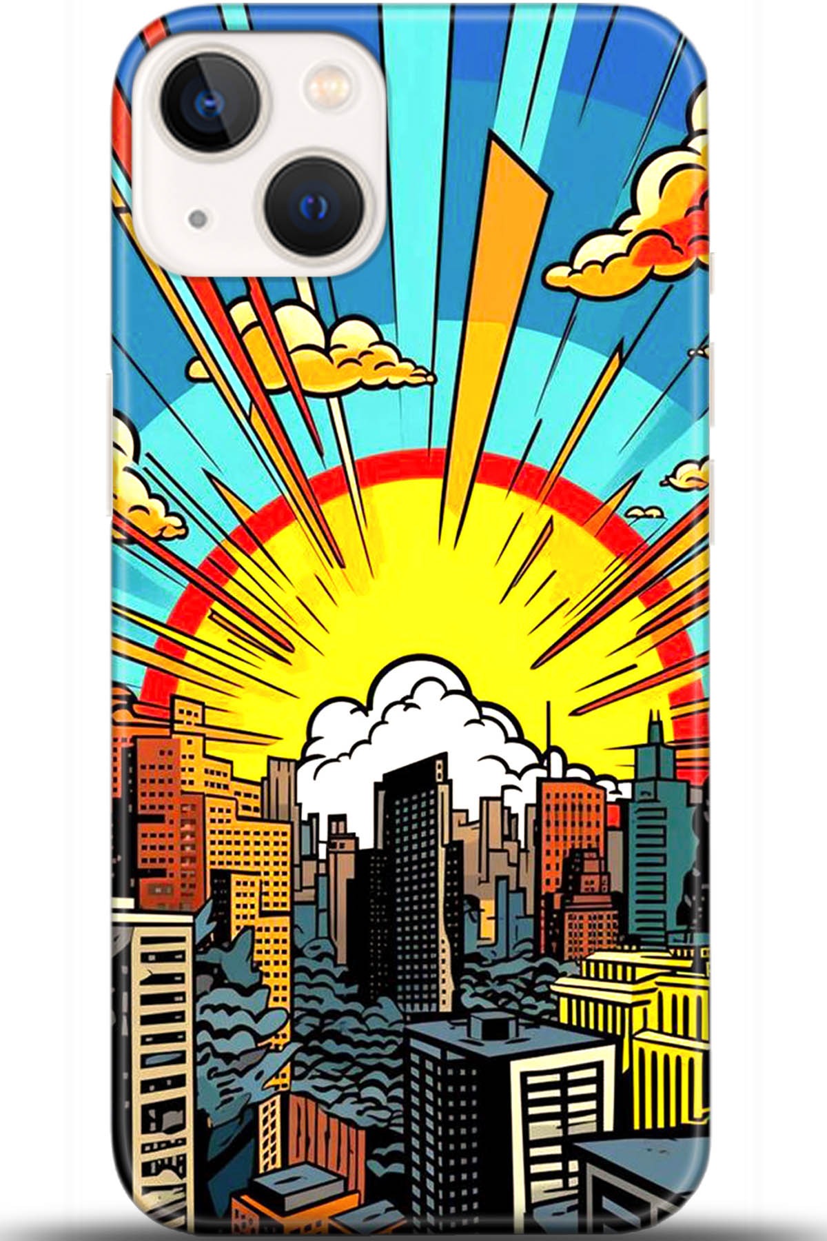 Apple iPhone 13 Mini Uyumlu Kılıf HD Baskılı Kılıf - Followed Institution 5571