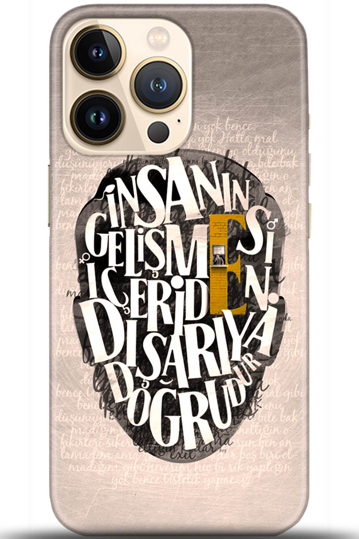 Apple iPhone 13 Pro Max Kılıf HD Baskılı Kılıf - Followed Institution 5587