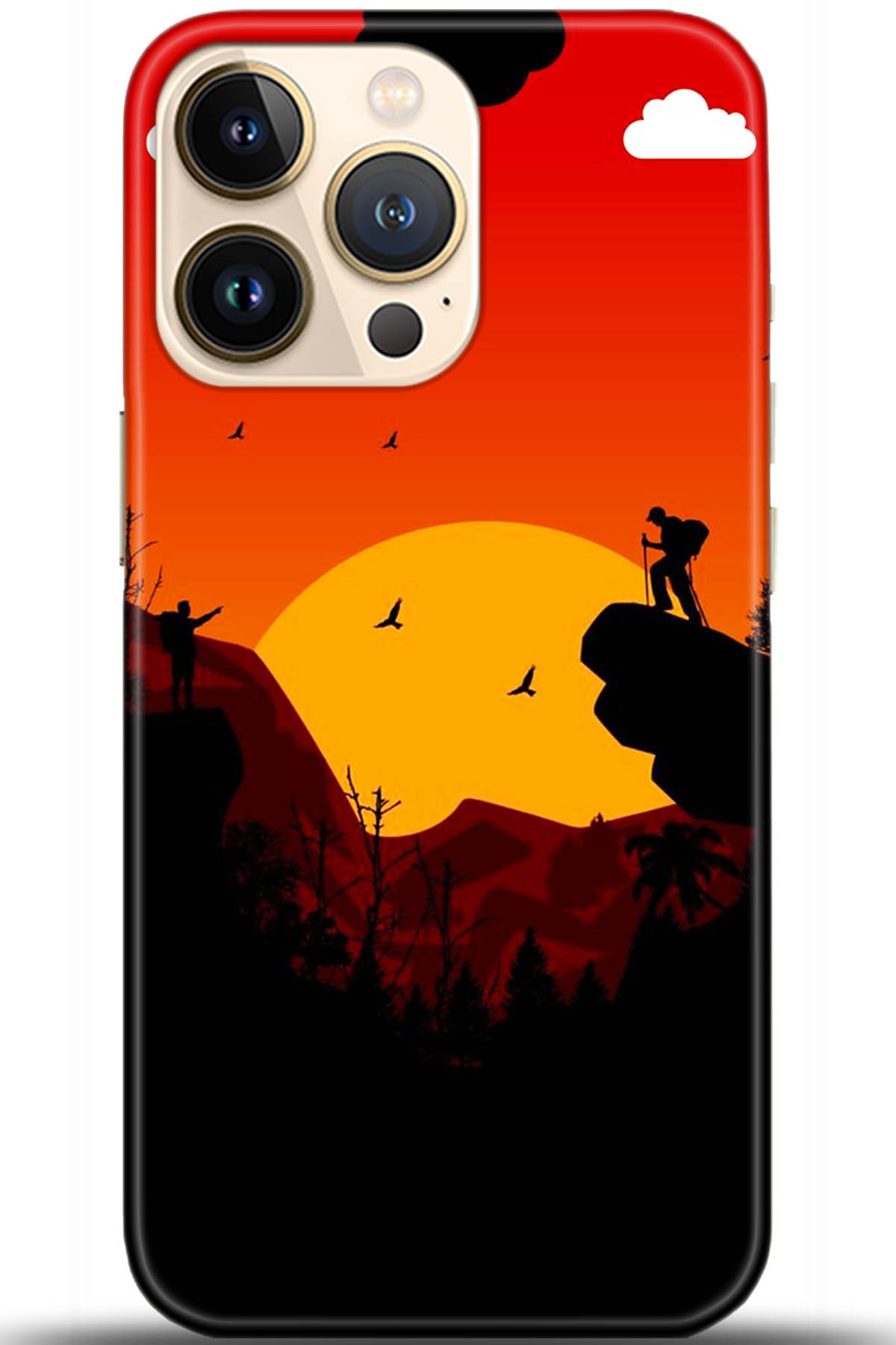 Apple iPhone 13 Pro Max Uyumlu Kılıf HD Baskılı Kılıf - Followed Institution 5407