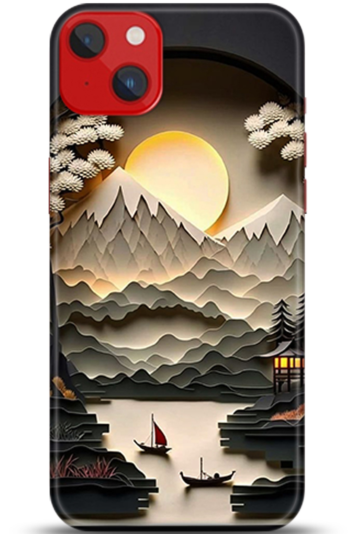 Apple iPhone 14 Kılıf HD Baskılı Kılıf - Followed Institution 5354