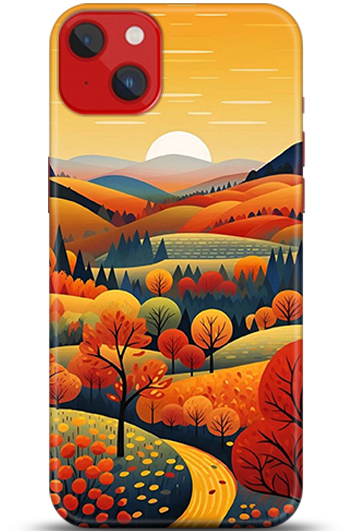 Apple iPhone 14 Kılıf HD Baskılı Kılıf - Followed Institution 5356