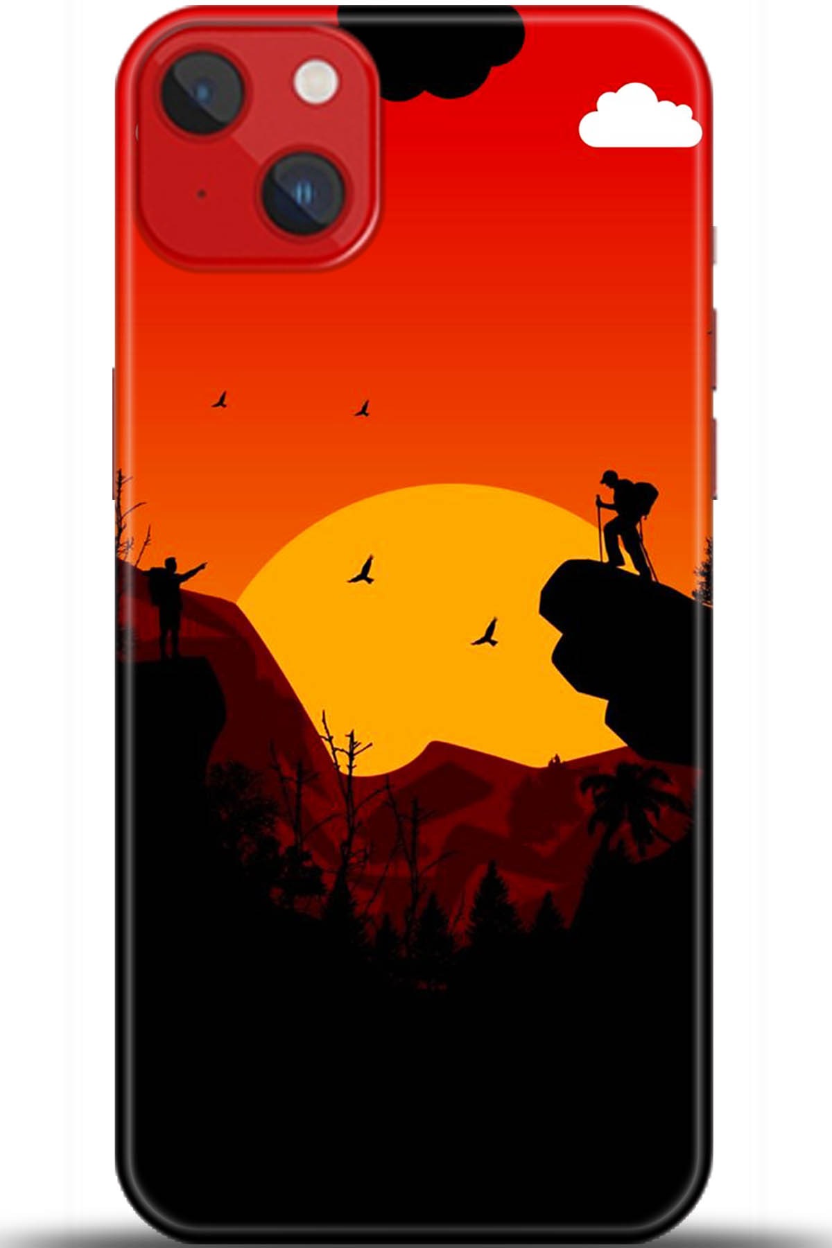 Apple iPhone 14 Uyumlu Kılıf HD Baskılı Kılıf - Followed Institution 5407