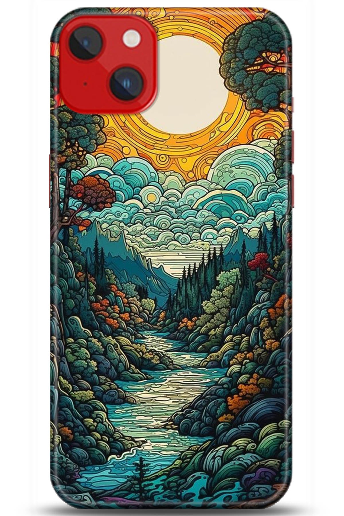 Apple iPhone 14 Plus Kılıf HD Baskılı Kılıf - Followed Institution 5198