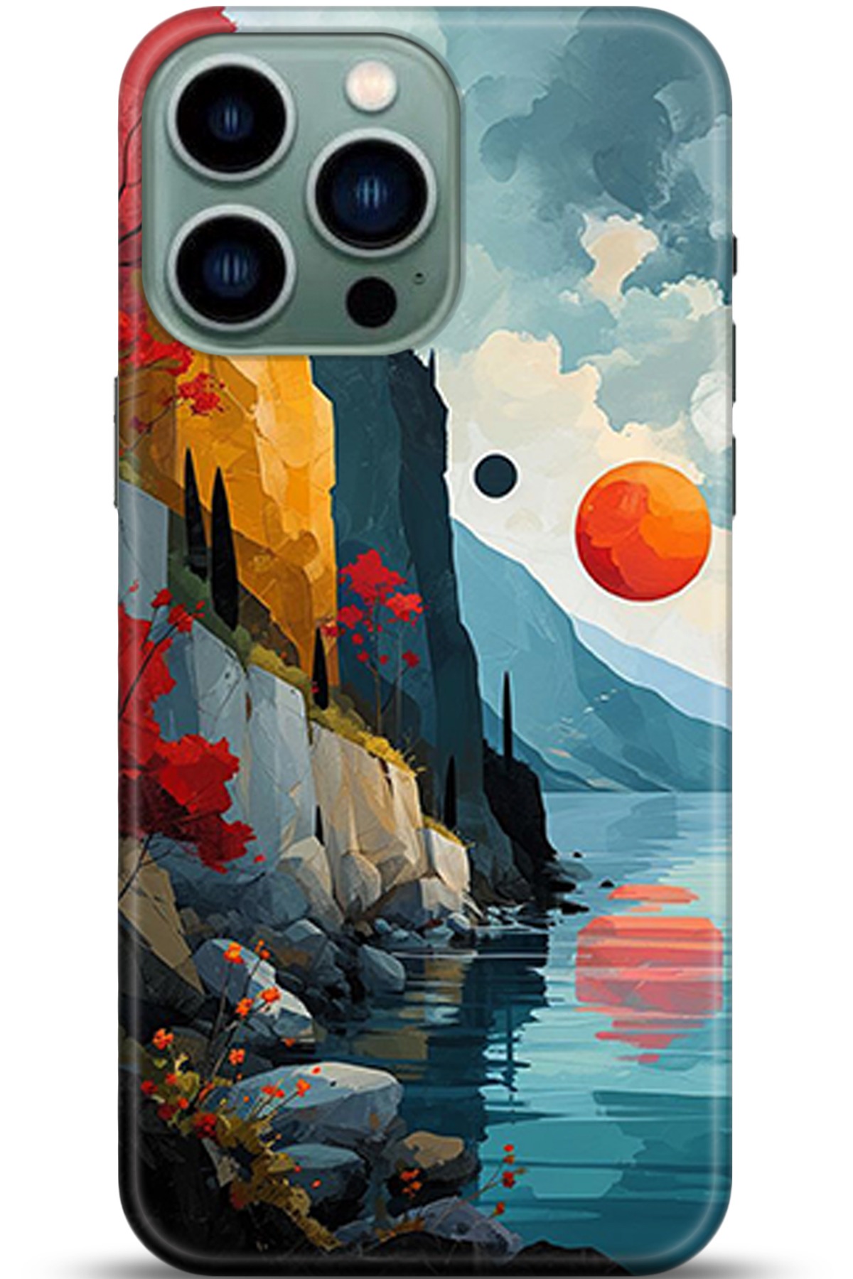 Apple iPhone 14 Pro Kılıf HD Baskılı Kılıf - Followed Institution 5368