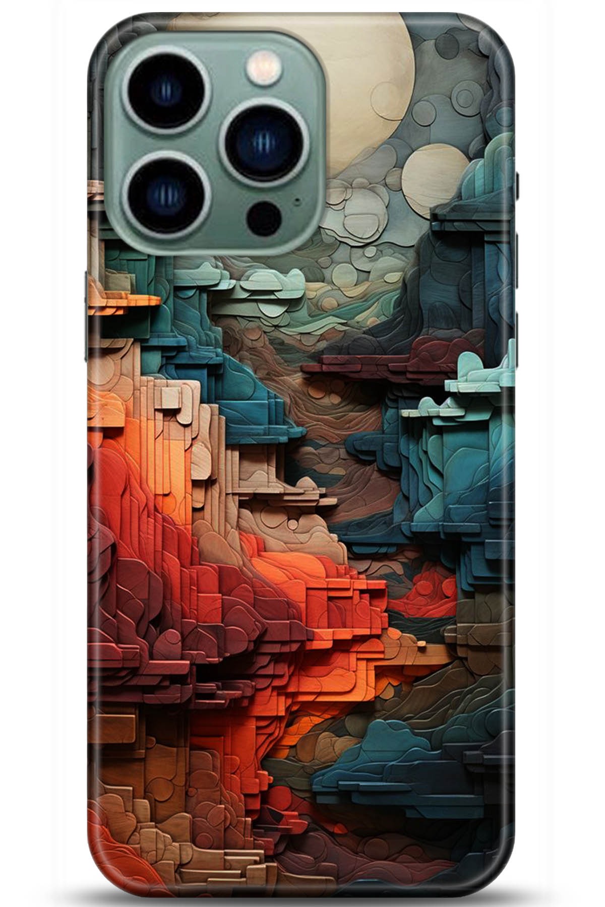 Apple iPhone 14 Pro Uyumlu Kılıf HD Baskılı Kılıf - Followed Institution 5218