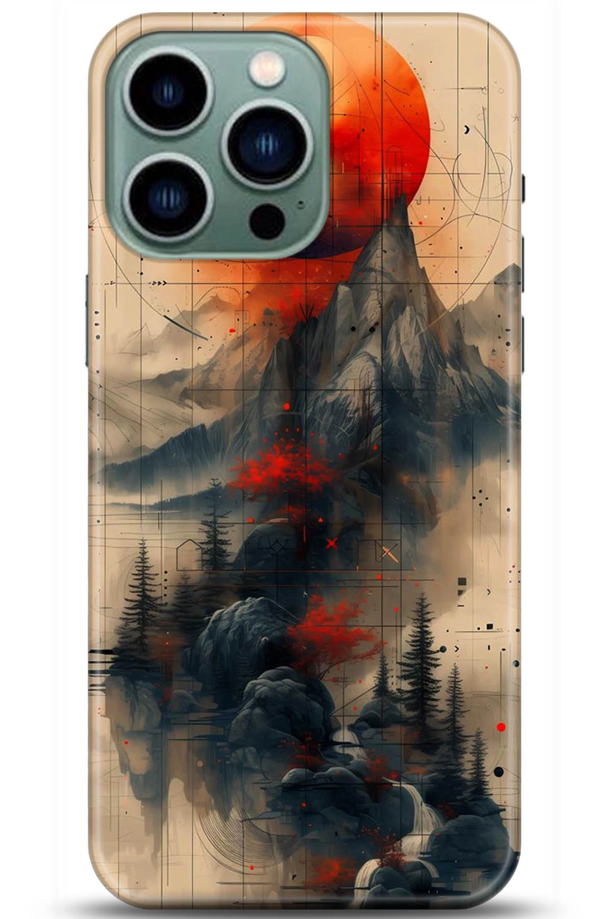 Apple iPhone 14 Pro Uyumlu Kılıf HD Baskılı Kılıf - Followed Institution 5244