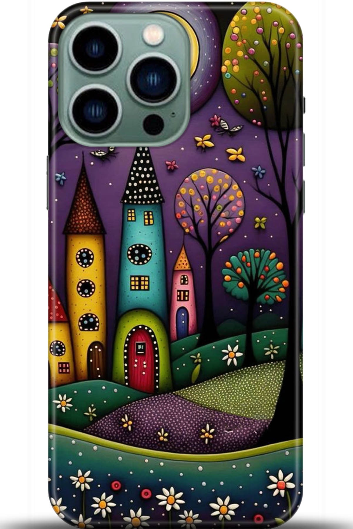 Apple iPhone 14 Pro Uyumlu Kılıf HD Baskılı Kılıf - Followed Institution 5704