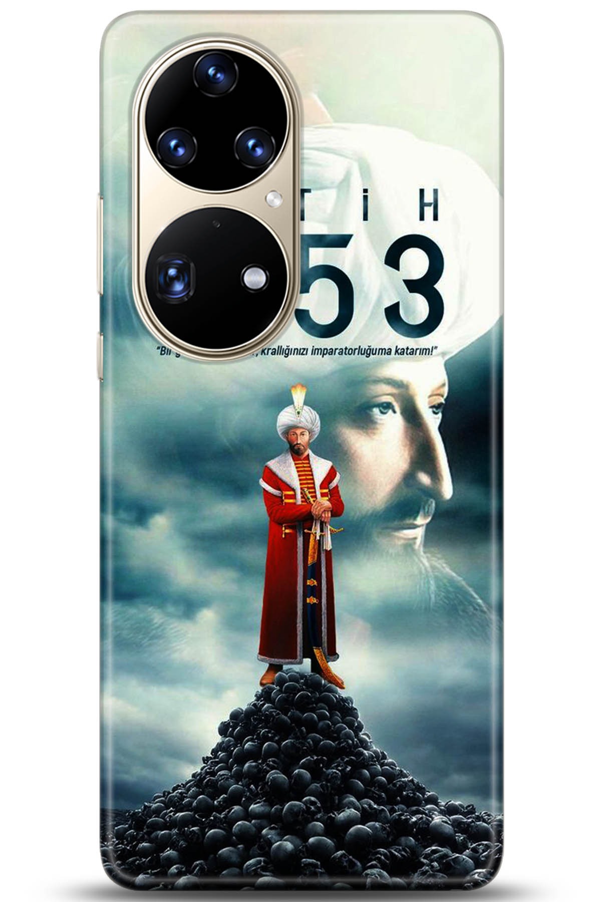 Huawei P50 Pro Uyumlu Kılıf HD Baskılı Kılıf - Followed Institution 5219