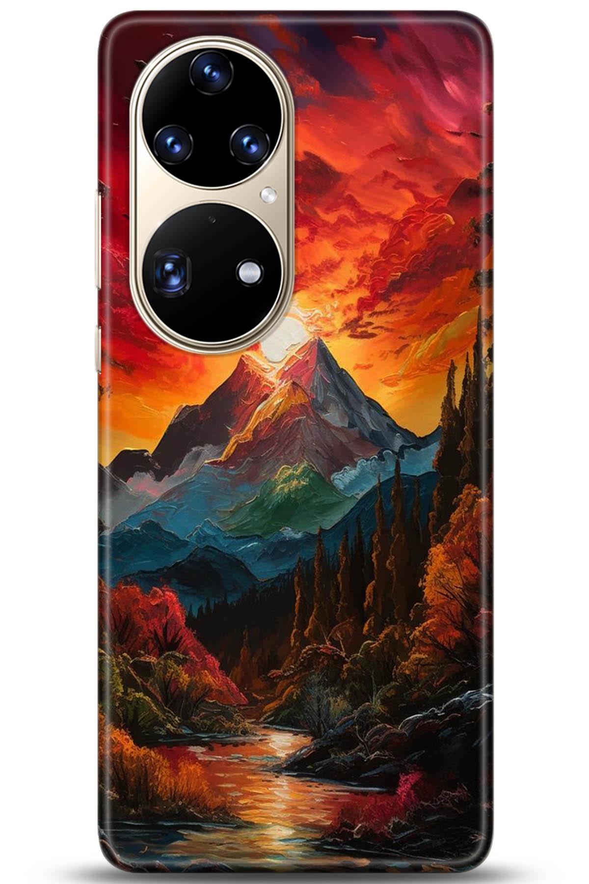 Huawei P50 Pro Uyumlu Kılıf HD Baskılı Kılıf - Followed Institution 5224