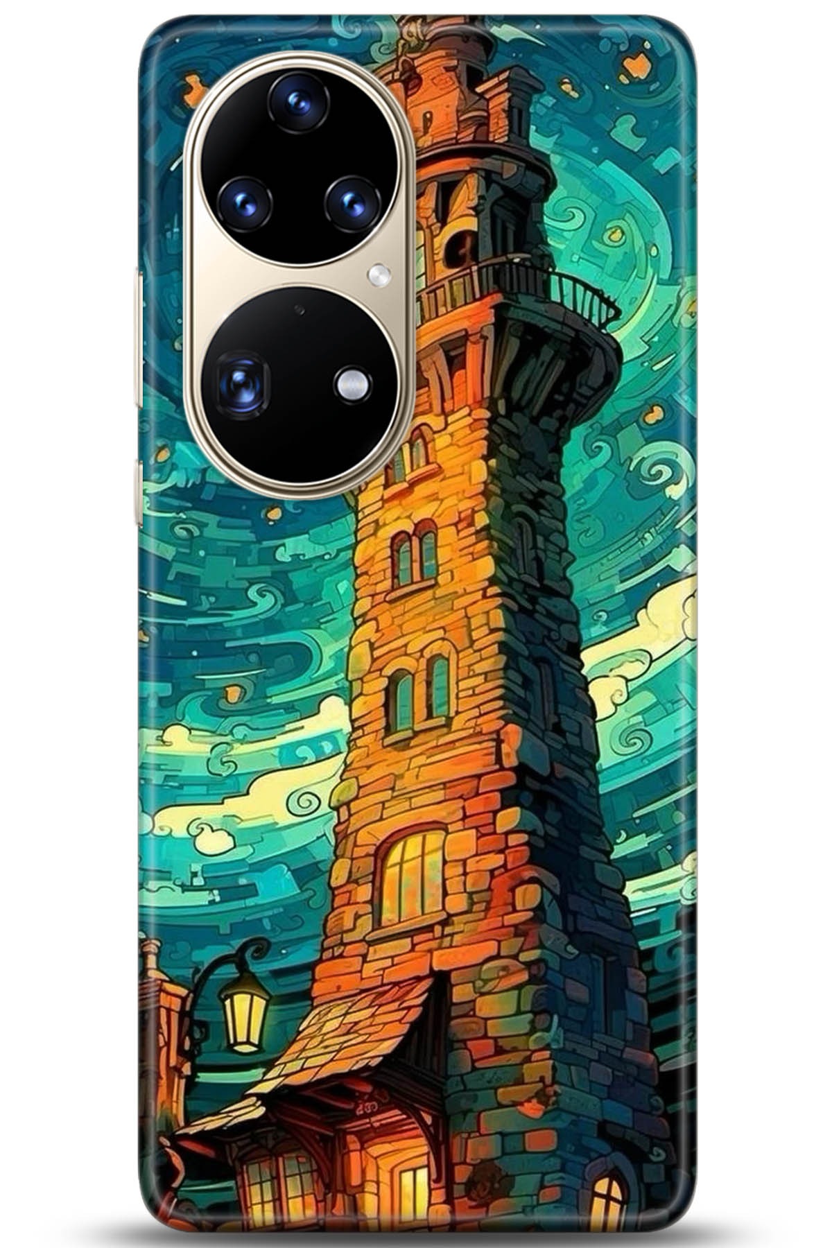 Huawei P50 Pro Uyumlu Kılıf HD Baskılı Kılıf - Followed Institution 5233