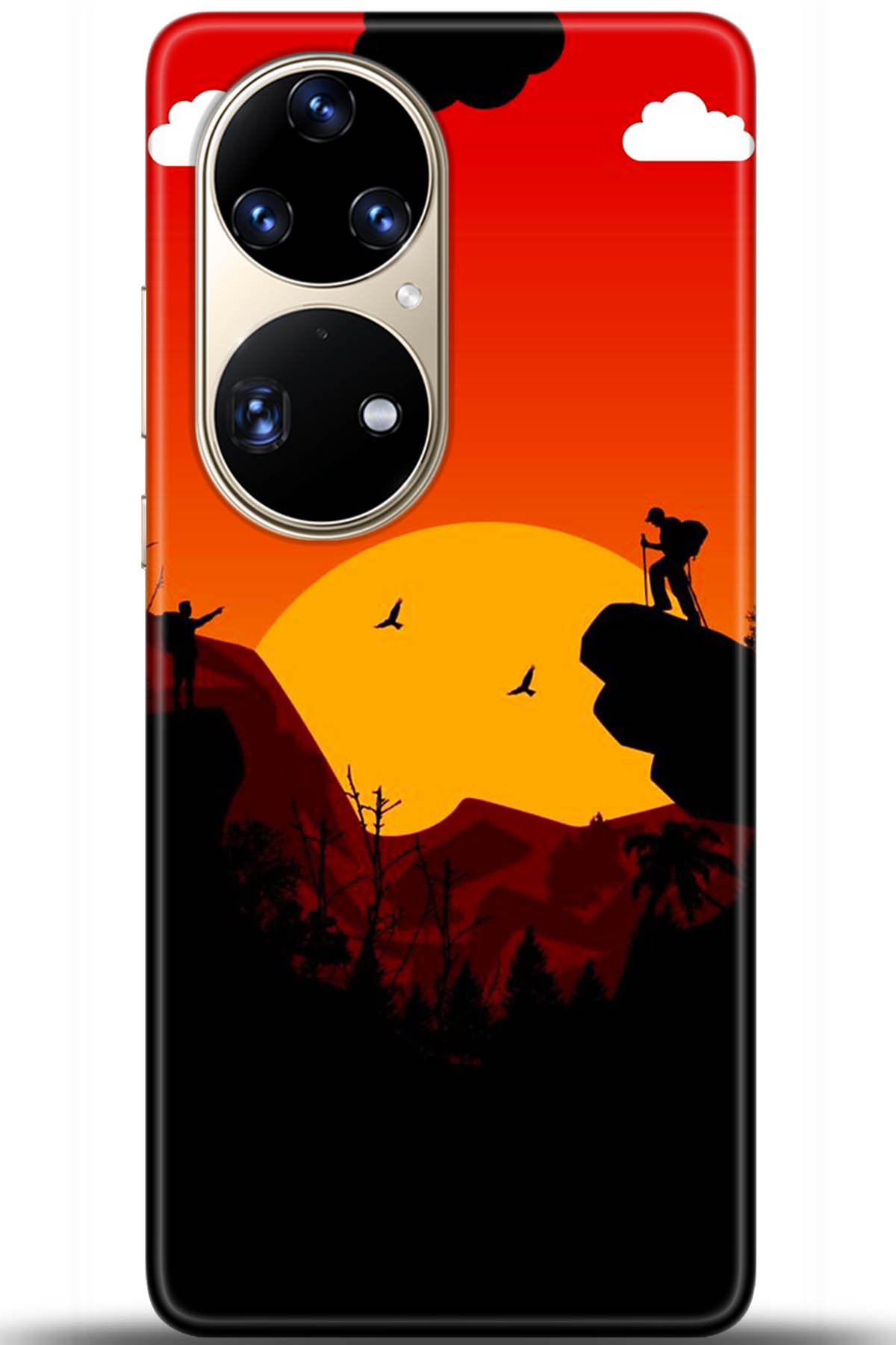 Huawei P50 Pro Uyumlu Kılıf HD Baskılı Kılıf - Followed Institution 5407