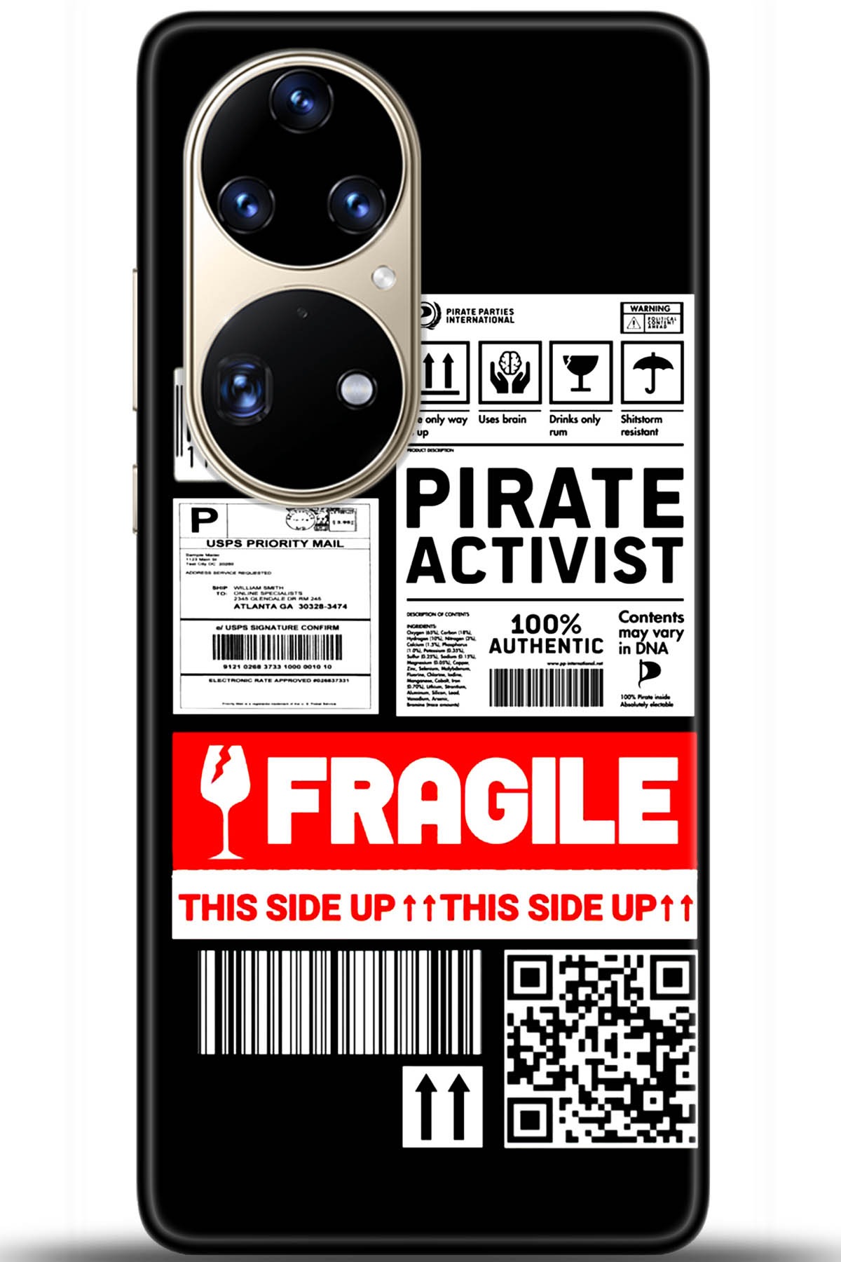 Huawei P50 Pro Uyumlu Kılıf HD Baskılı Kılıf - Followed Institution 5447