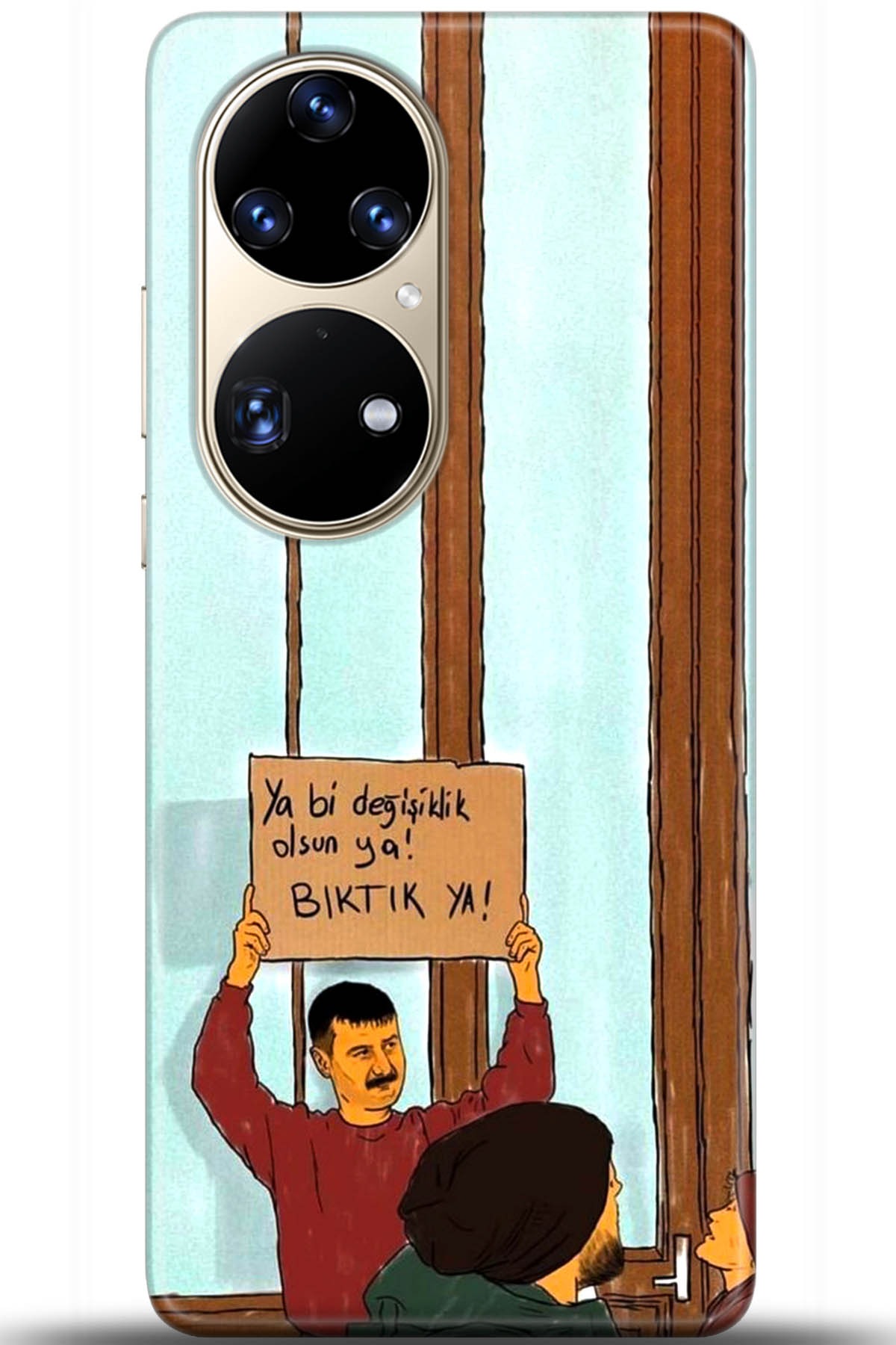 Huawei P50 Pro Uyumlu Kılıf HD Baskılı Kılıf - Followed Institution 5594