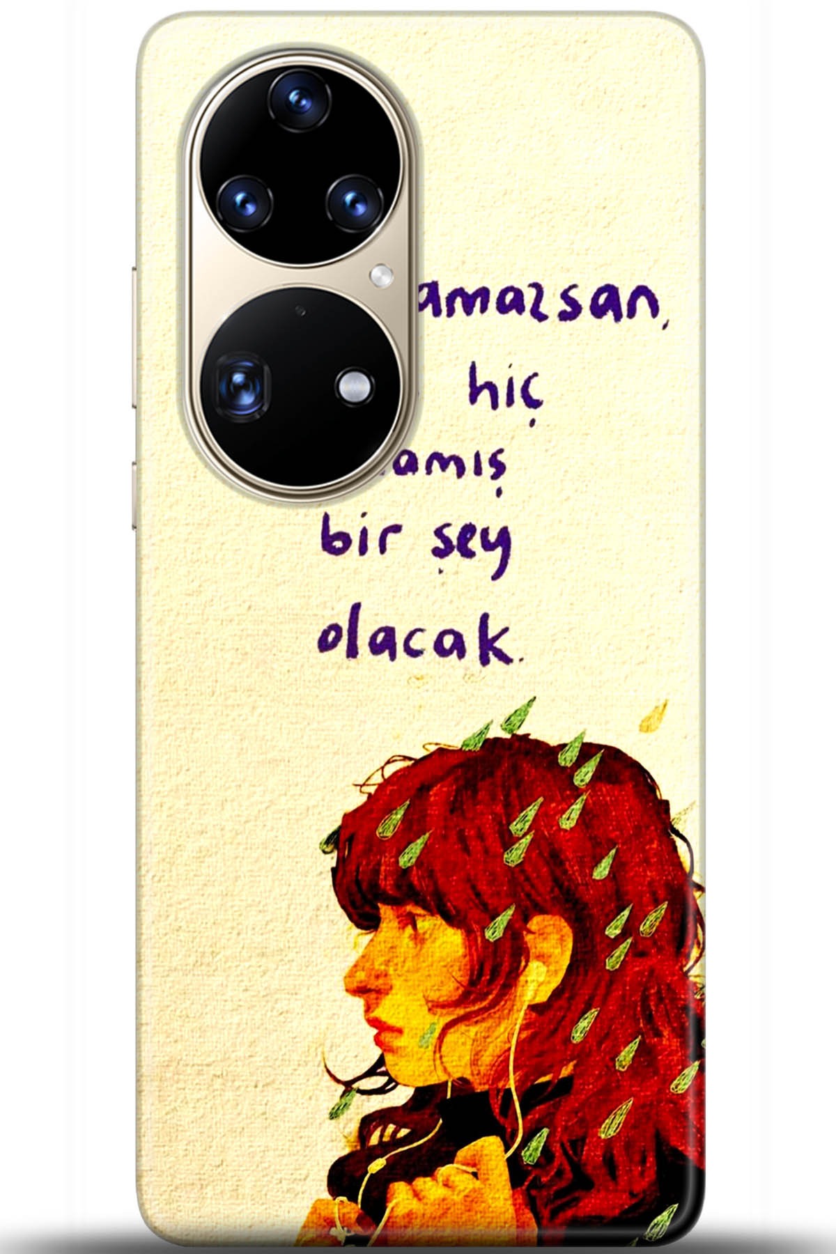 Huawei P50 Pro Uyumlu Kılıf HD Baskılı Kılıf - Followed Institution 5595