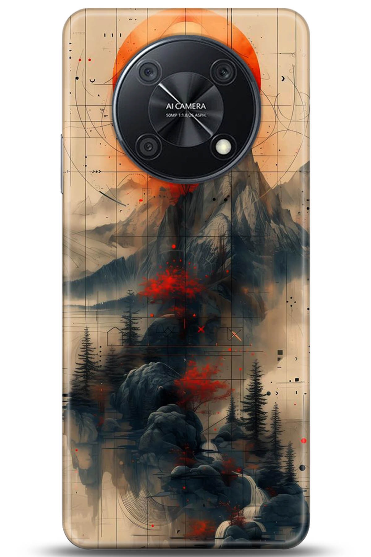 Huawei Nova Y90 Uyumlu Kılıf HD Baskılı Kılıf - Followed Institution 5244