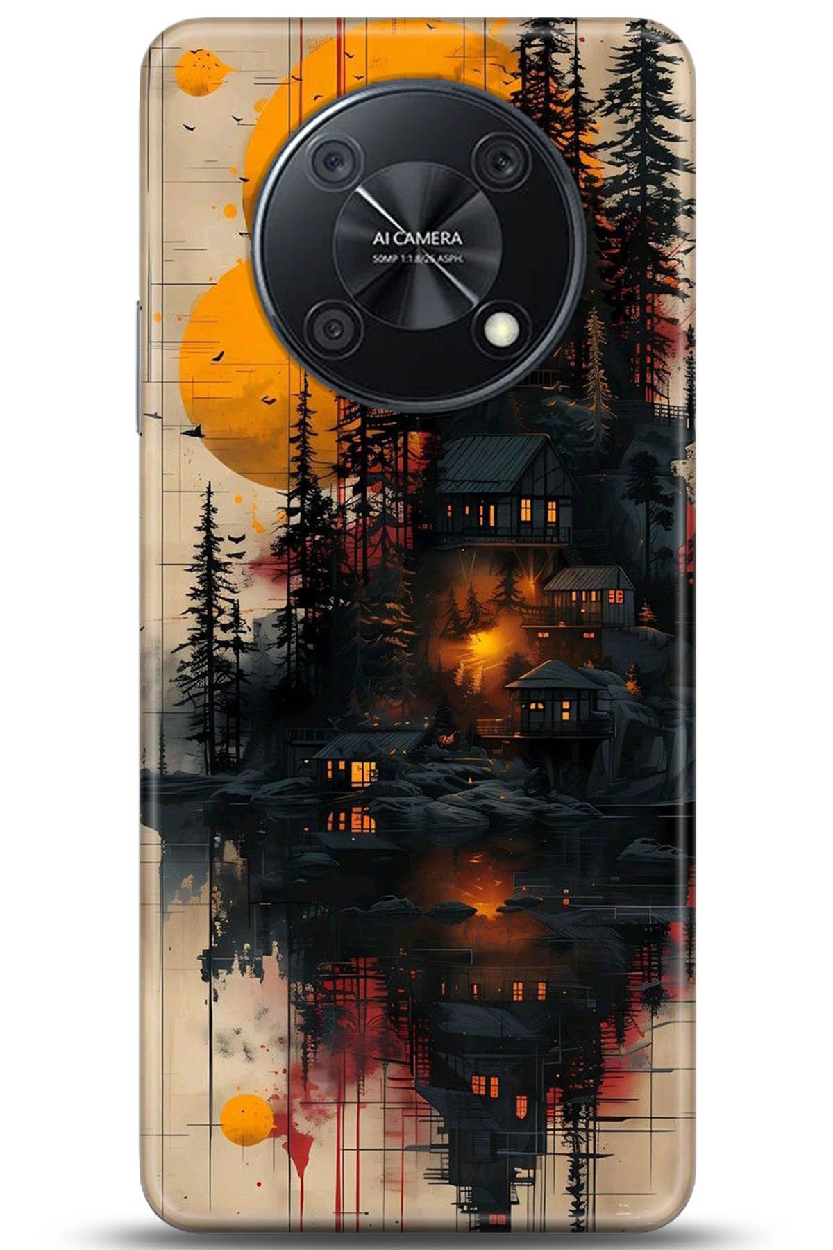 Huawei Nova Y90 Uyumlu Kılıf HD Baskılı Kılıf - Followed Institution 5292