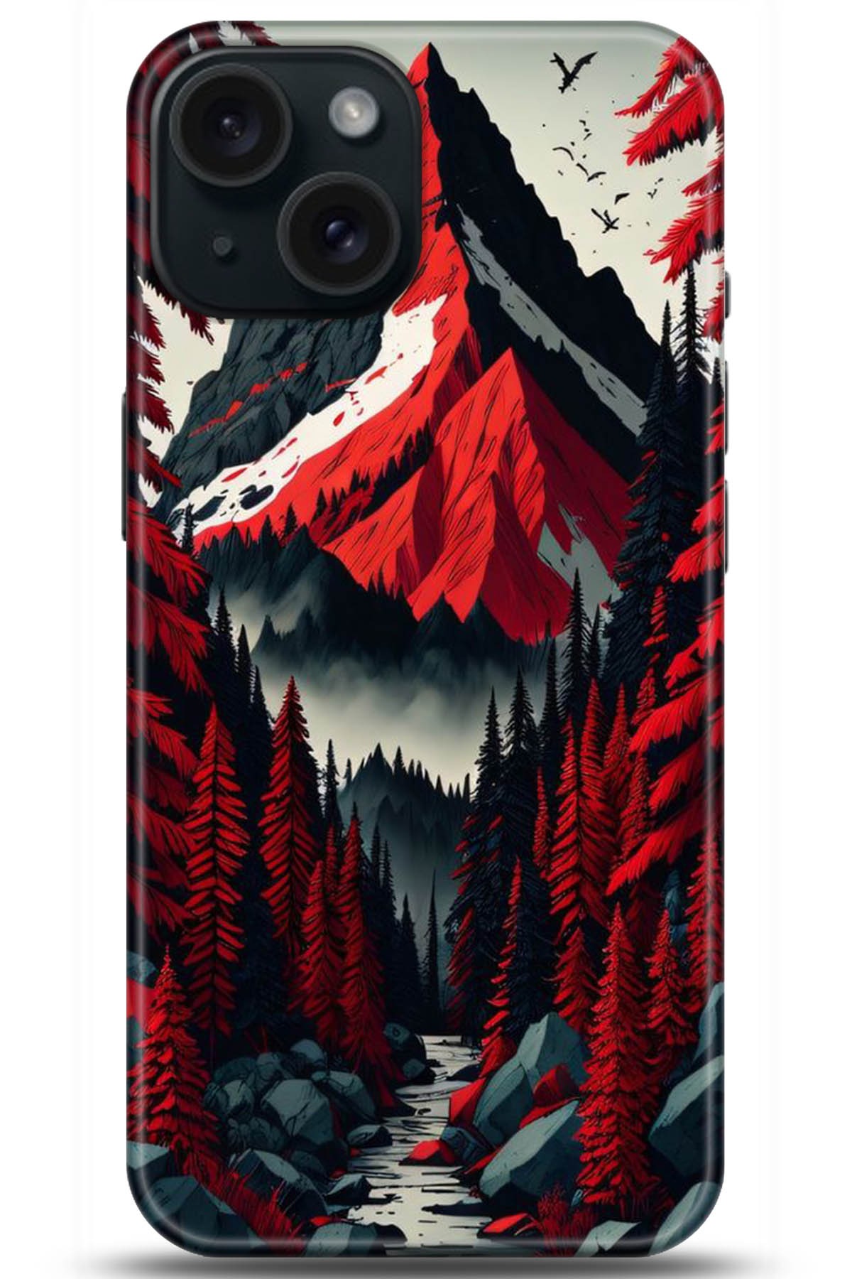 Apple iPhone 15 Uyumlu Kılıf HD Baskılı Kılıf - Followed Institution 5196