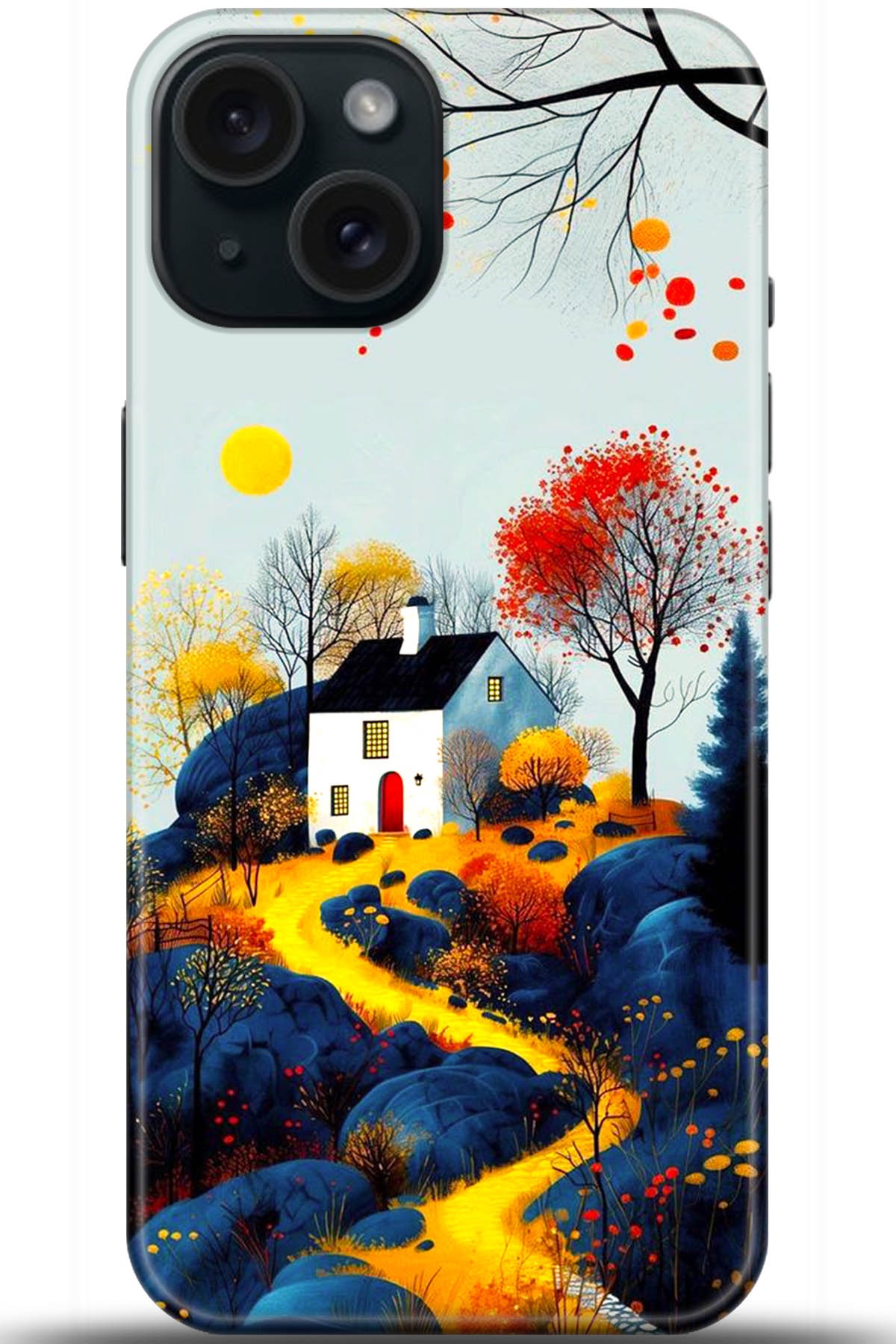 Apple iPhone 15 Uyumlu Kılıf HD Baskılı Kılıf - Followed Institution 5569