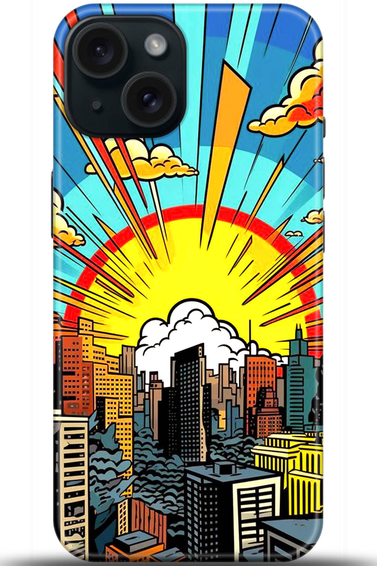 Apple iPhone 15 Uyumlu Kılıf HD Baskılı Kılıf - Followed Institution 5571