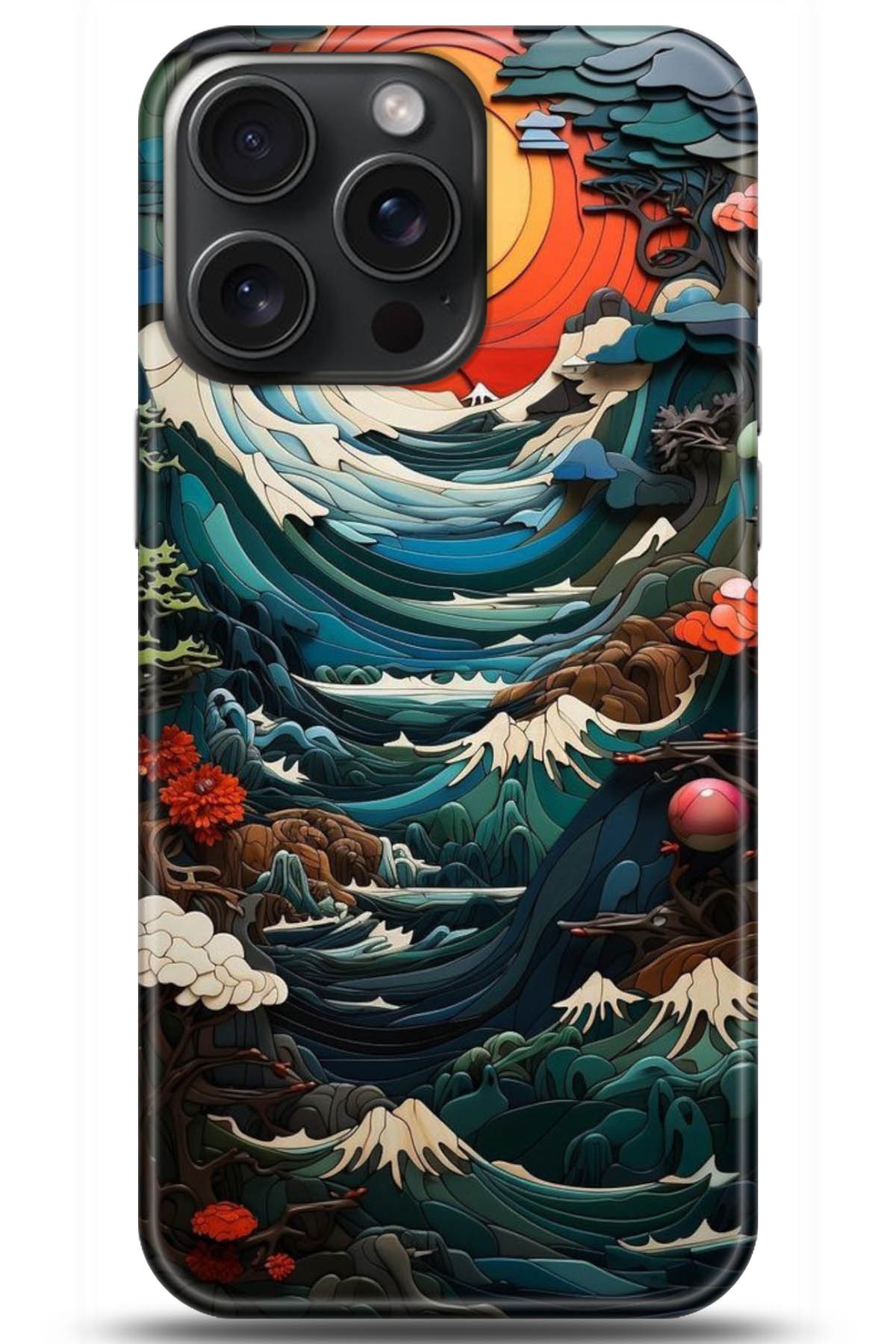 Apple iPhone 15 Pro Uyumlu Kılıf HD Baskılı Kılıf - Followed Institution 5009