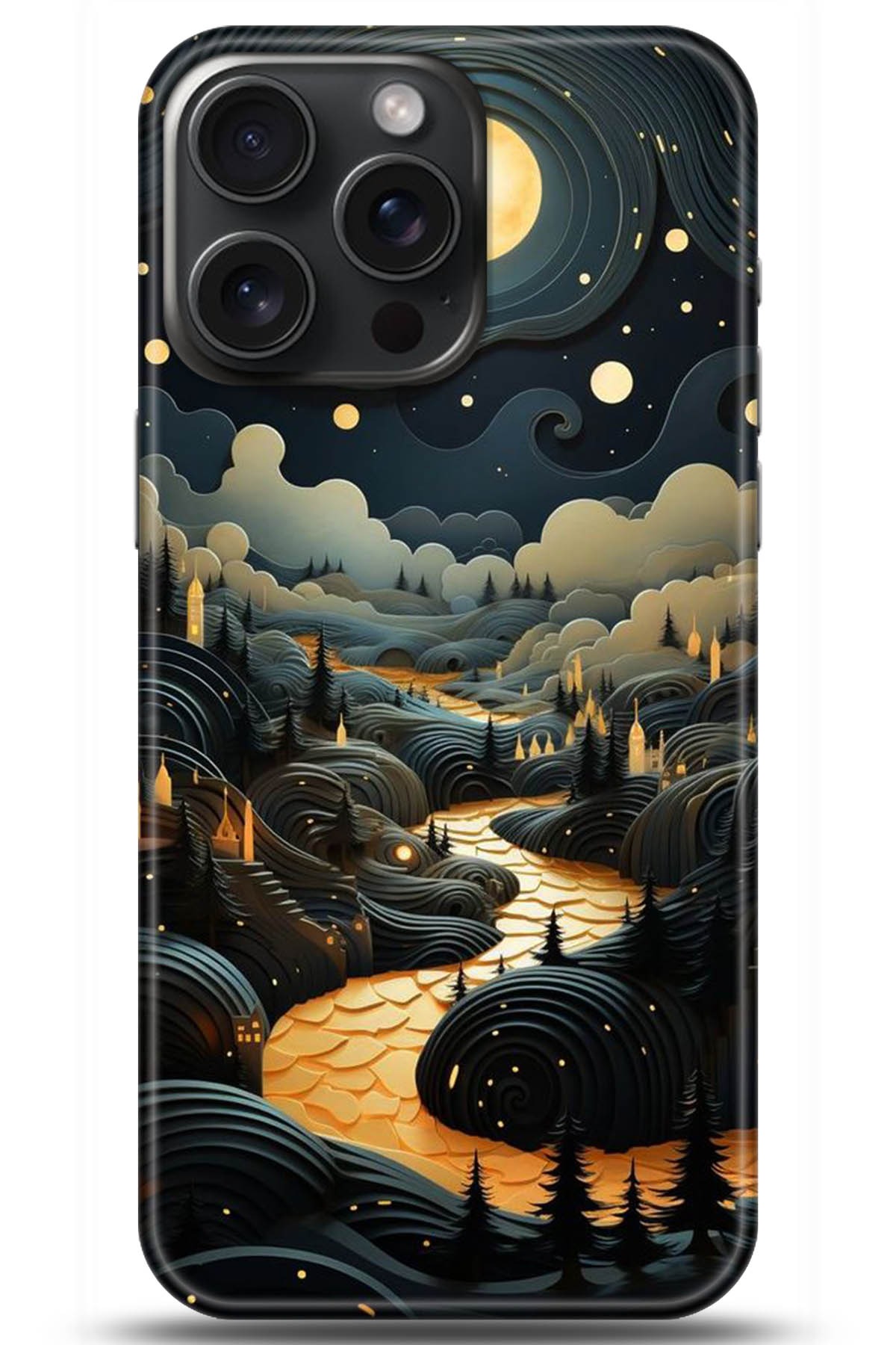 Apple iPhone 15 Pro Uyumlu Kılıf HD Baskılı Kılıf - Followed Institution 5268