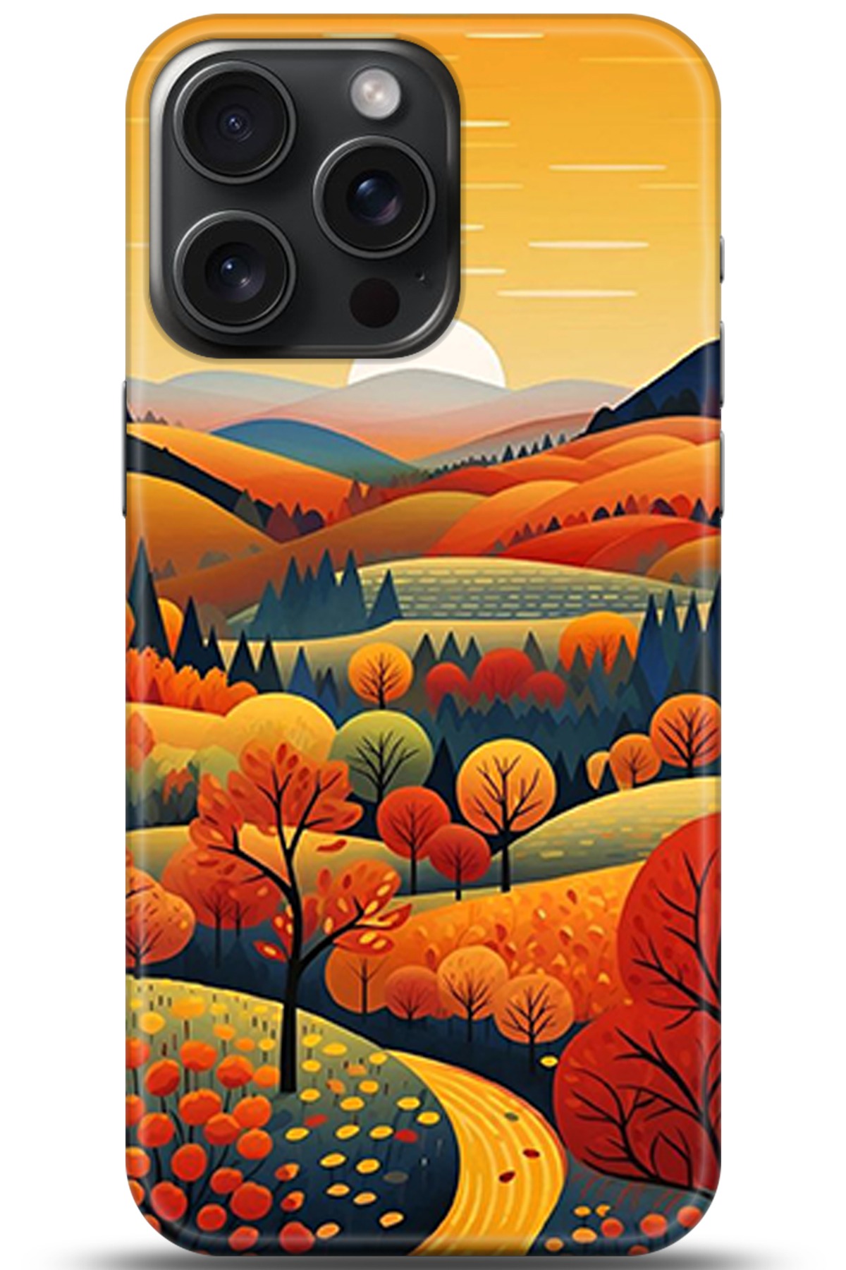 Apple iPhone 15 Pro Uyumlu Kılıf HD Baskılı Kılıf - Followed Institution 5356