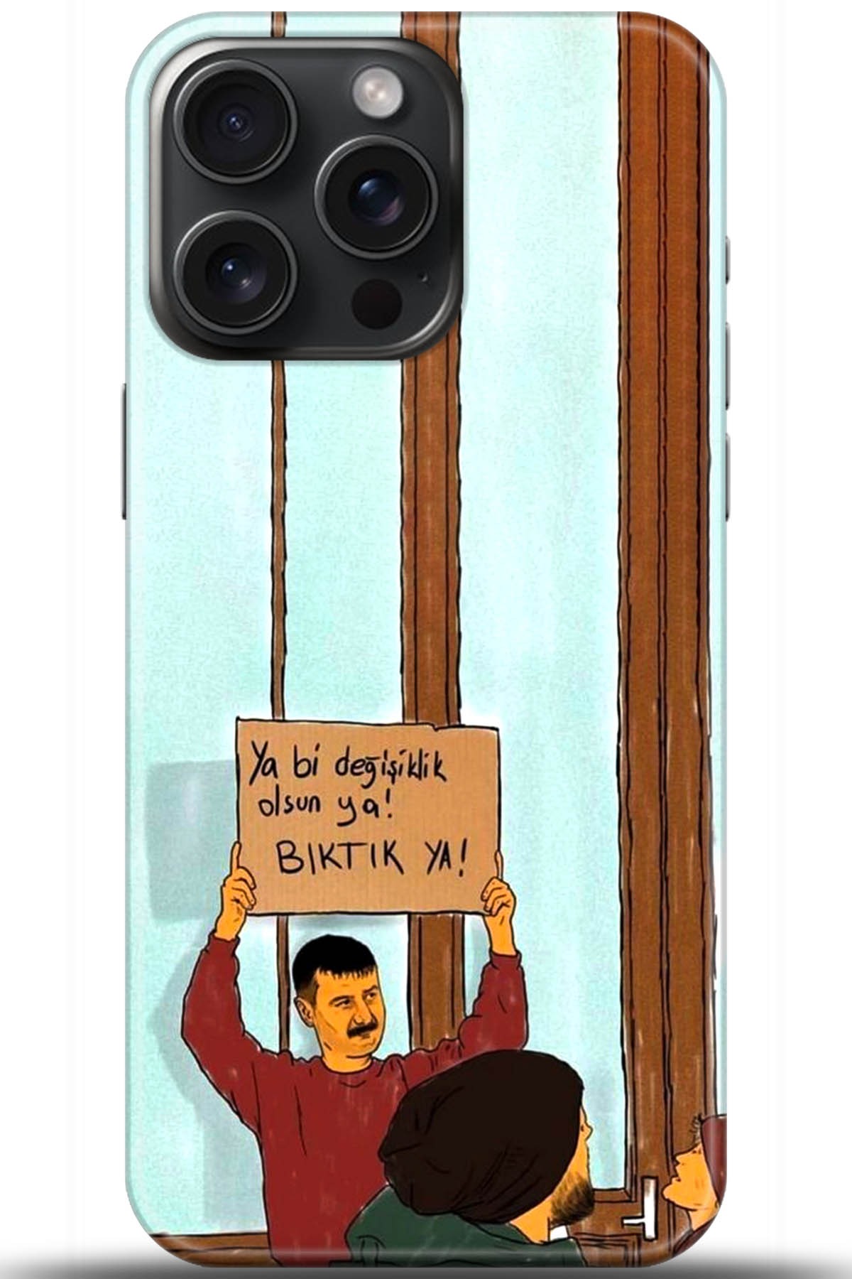 Apple iPhone 15 Pro Uyumlu Kılıf HD Baskılı Kılıf - Followed Institution 5594