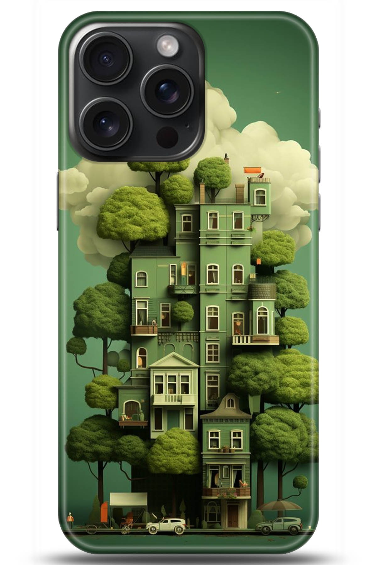 Apple iPhone 15 Pro Max Uyumlu Kılıf HD Baskılı Kılıf - Followed Institution 5273