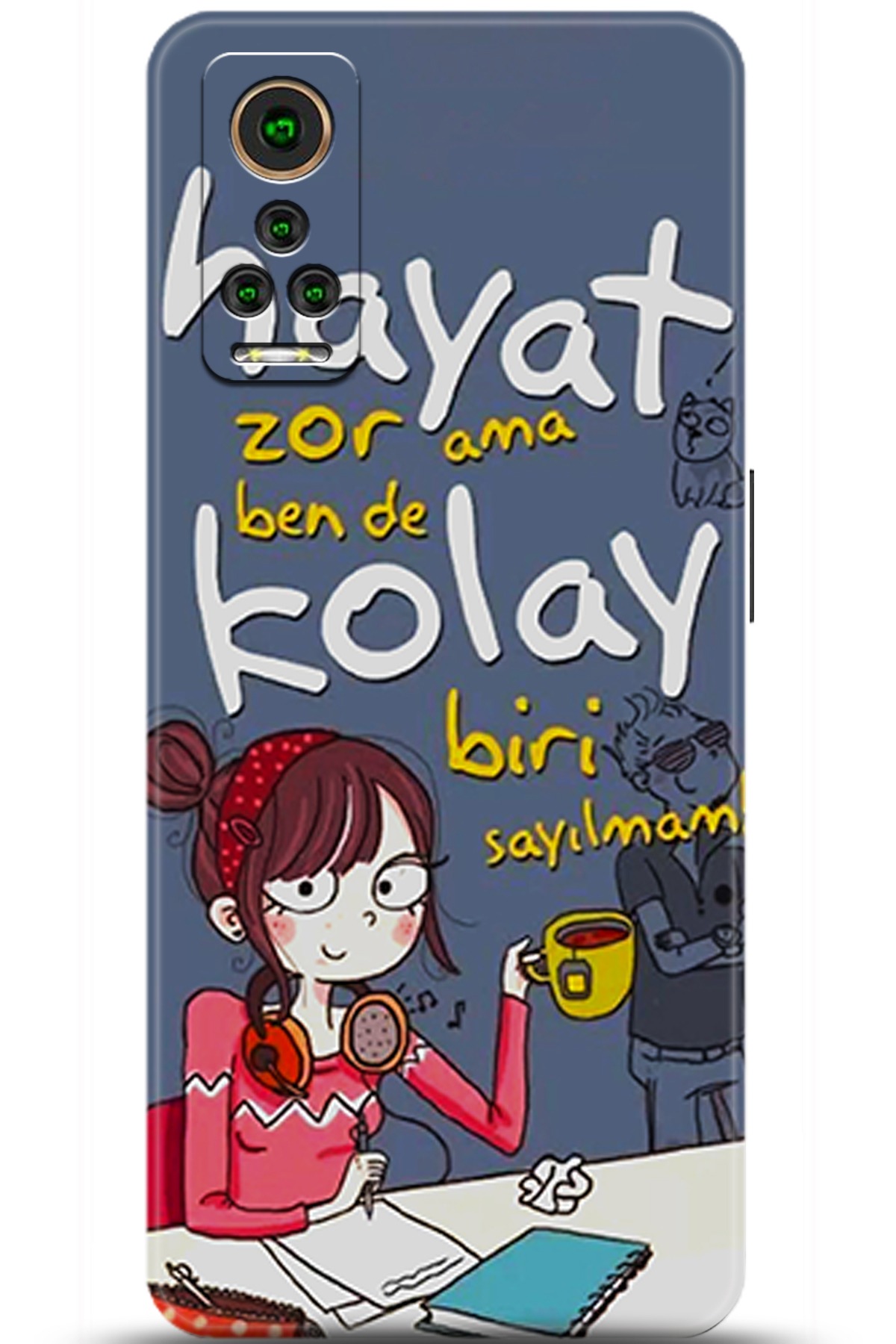 General Mobile GM 22 Pro Uyumlu Kılıf HD Baskılı Kılıf - Followed Institution 5686