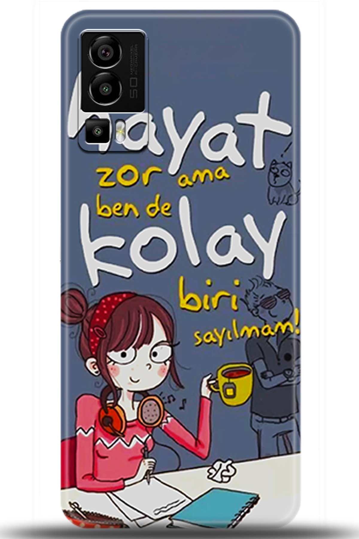 General Mobile GM 23 Uyumlu Kılıf HD Baskılı Kılıf - Followed Institution 5686