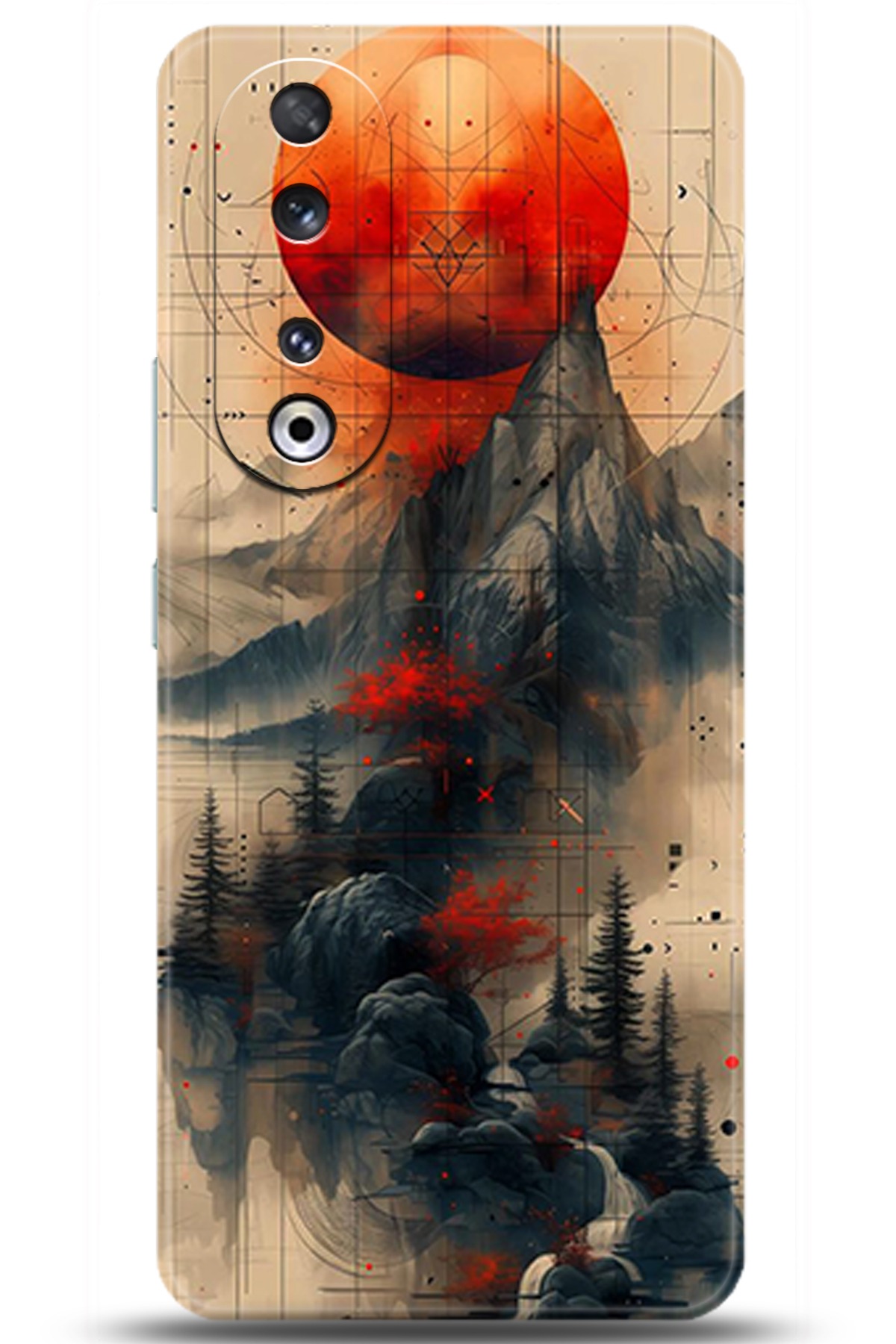 Honor 90 Uyumlu Kılıf HD Baskılı Kılıf - Followed Institution 5244