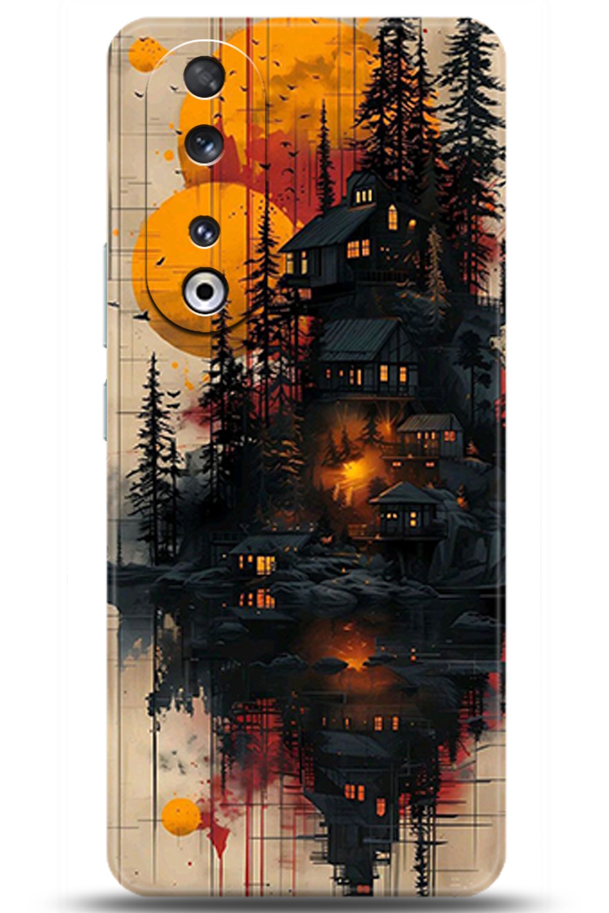 Honor 90 Uyumlu Kılıf HD Baskılı Kılıf - Followed Institution 5292