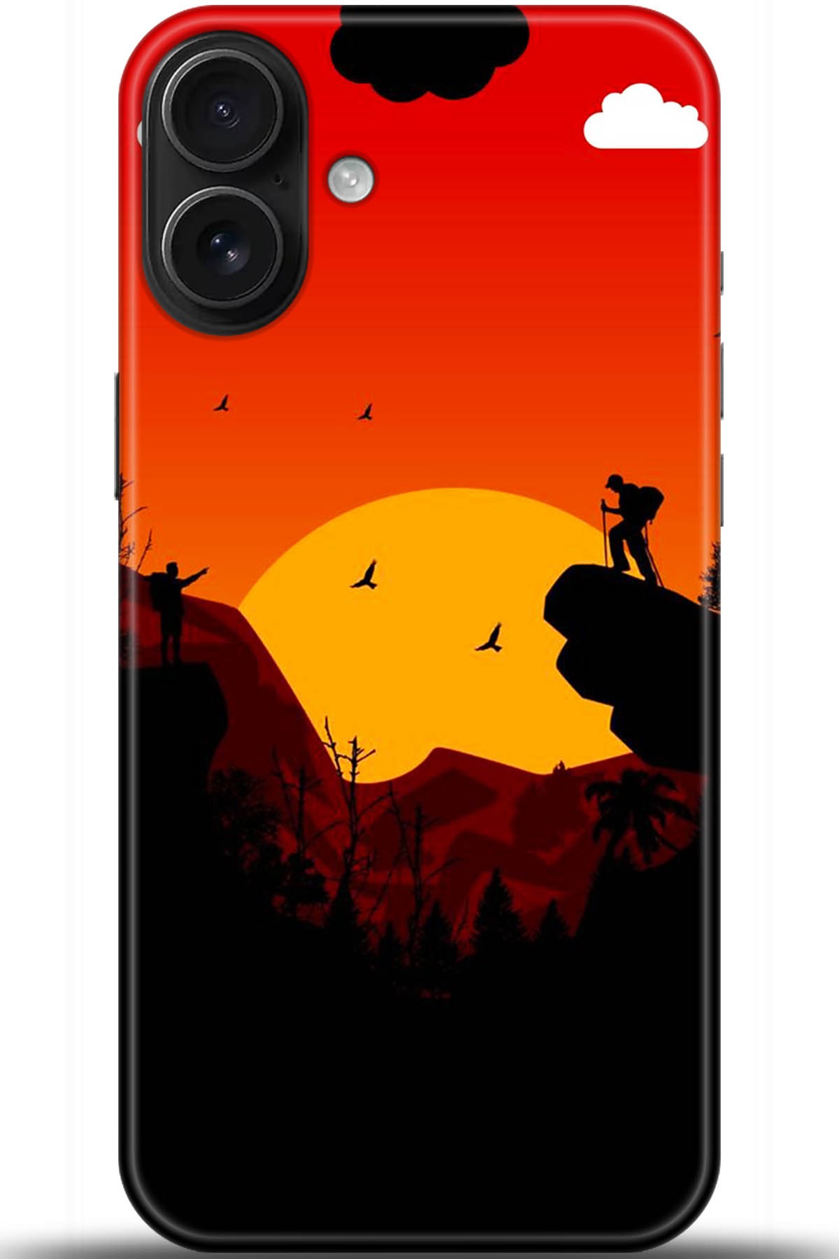 Apple iPhone 16 Uyumlu Kılıf HD Baskılı Kılıf - Followed Institution 5407