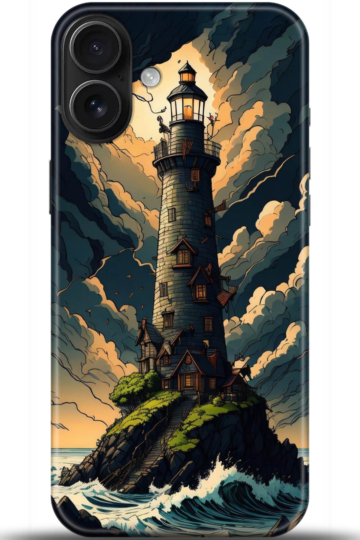 Apple iPhone 16 Plus Uyumlu Kılıf HD Baskılı Kılıf - Followed Institution 5363