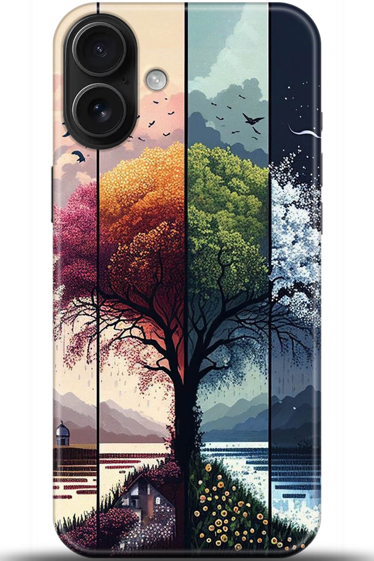 Apple iPhone 16 Plus Uyumlu Kılıf HD Baskılı Kılıf - Followed Institution 5369