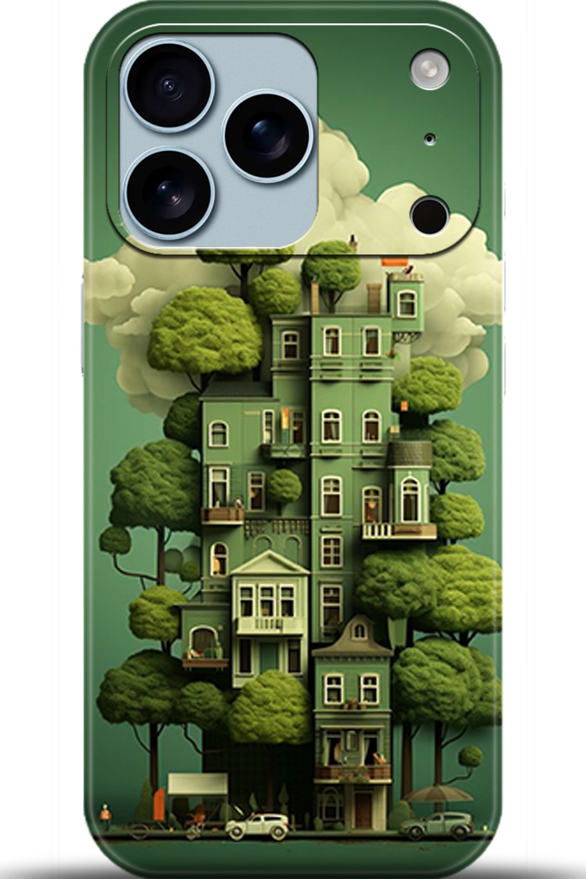 Apple iPhone 17 Pro Max Uyumlu Kılıf HD Baskılı Kılıf - Followed Institution 5273